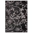 thumbnail image 1 of homeroots home decor 395750 8’ x 10’ Black Filigree Vines Area Rug, 1 of 1