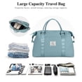 thumbnail image 5 of SYCNB Travel Duffle Bag with Toiletry Bag, Weekender Overnight Bag for Women Carry on Bag Hospital Holdalls, Men Casual Sport Gym Tote Bag Personal Item Bag for Airlines with Wet Pocket Pale Blue, 5 of 9