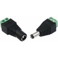 thumbnail image 2 of 5,5 mm x 2,1 mm DC hembra + DC macho adaptador tornillo terminal conector para cámara CCTV SMD 5050 5630 3528 2835 LED Strip u otros dispositivos DC 12V (5 hembra + 5 macho), 2 of 5