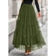 thumbnail image 4 of Falda PRETTYGARDEN Moda Otoño 2025 Verde Militar XXL, 4 of 8