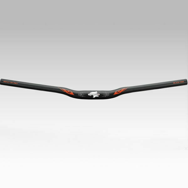 Venzo Mountain Bike Downhill Handlebar Kit Grips Stem Black