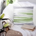 thumbnail image 3 of Sage Green Grey Ombre 18x18 Pillow Covers Set of 2, Abstract Art Oil Painting Modern Throw Pillow Covers Decorative Couch Cushion Case, Microfiber Square Pillowcases for Bedroom Car Living Room, 3 of 7