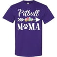 thumbnail image 3 of Inktastic Pitbull Mama with Arrow and Flowers T-Shirt, 3 of 5