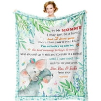 New Mom Gifts for Women, Mom to be Blanket 60’’x50’’, First Time Mom Gifts Ideas, Best Gift for New Mom Mommy After Birth, New Pregnancy Gifts for Mom Throw Blanket, Gender Reveal Gifts