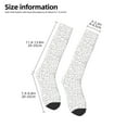thumbnail image 2 of Daiia Sports Socks Poodle Dog Printed Novelty Crew Socks for Men Women Knee High Socks Cotton Socks Soft & Breathable Support Unisex Socks, 2 of 9