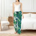 thumbnail image 4 of Balery Peacock And Flowers Pantalones de pijama para mujer, pijamas ultraligeros, pantalones de estar por casa-3X-Large, 4 of 6