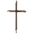 thumbnail image 2 of Dicksons MWC-413 Alternating Length Rustic Brown 10.5 x 6.75 Metal Decorative Wall Home Décor Cross, 2 of 2