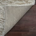 thumbnail image 3 of Pasargad Home Paris Shag Hand-Woven Poly & Cotton Area Rug-10' 0" X 14' 0" Ivory, 3 of 6