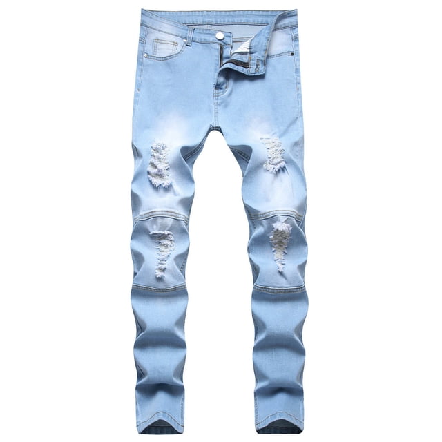 Pantalones largos para hombre, ajustados, elásticos, rectos, casuales, de moda, largos