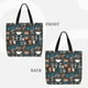 thumbnail image 2 of Easygdp Coffee Lover Print Bolsa Tote para Mujer, Bolso de Hombro para Trabajo, Playa, Viajes, Compras y Supermercado, 2 of 7