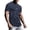 Blue, variant on Male Summer Seasons Leisure Fashion Solid Color Contrast Design Short Sleeve Tops Shirt T Shirt Men T Shirts Men T Shirt Packs Men T Shirts V Neck Pack Designer T Shirts for Men T Shirt Man