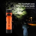 thumbnail image 2 of LED Linterna Mini Al Aire Libre Con Gancho Magnético para Carpa Senderismo Pesca () Naranja, 2 of 9