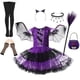 thumbnail image 2 of Disfraz de bruja y vampiro para Halloween 2024 para niñas pequeñas, vestidos de princesa para cosplay, ropa de fiesta de carnaval con diadema, 2 of 5