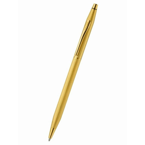 Cross Classic Century® Polished 23KT Gold-plated Engraved Diamond Pattern with 23KT Gold-plated Appointments Ballpoint Pen