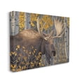 thumbnail image 4 of Stupell Industries Moose in Fall Foliage Animals & Insects Painting Gallery Wrapped Canvas Art Print Wall Art, 40 x 30, 4 of 8