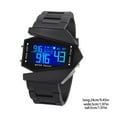 thumbnail image 2 of Men Sports Military Watches Digital Display Waterproof Outdoor Sports Silicone Strap LED Wrist Watch Digital Airplane Shaped LED Light Waterproof Watches, 2 of 5