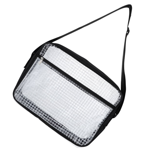 unbranded Bolsa Para Hombro PVC Transparente Con De Malla Y Función Antiestática