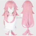thumbnail image 1 of Huiyun Yae Miko Genshin Impact Cosplay Costume Wig Dress Game Genshin Yaemiko Guuji Yae Cosplay Halloween Party Costumes for Women, 1 of 4