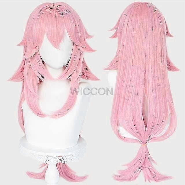 Huiyun Yae Miko Genshin Impact Cosplay Costume Wig Dress Game Genshin Yaemiko Guuji Yae Cosplay Halloween Party Costumes for Women