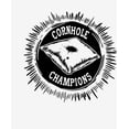 thumbnail image 5 of Cornhole Champions Adult White Long Sleeve Hoodie-XXL, 5 of 6
