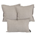 thumbnail image 1 of Set de 3 Cojines (2 Cuadrados + 1 Rectangular) Rivo Beige, 1 of 7