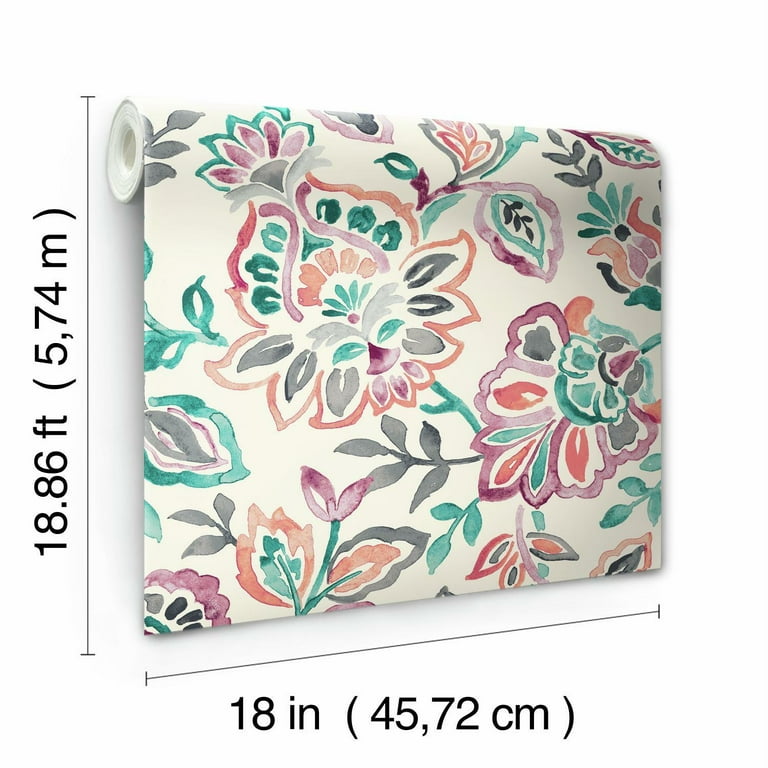 Playful Jacobean Peel & Stick Wallpaper Playful Jacobean Peel & Stick Wallpaper