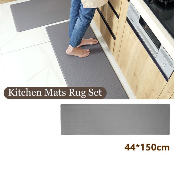 Fyeme Floor Carpet,Kitchen Mats Anti Fatigue Non Slip Rugs Standing Area Waterproof Washable Carpet
