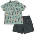 thumbnail image 1 of Conjunto de ropa polo y pantalones cortos de Mickey Mouse de Disney 2T, 1 of 5