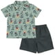 thumbnail image 1 of Conjunto de ropa polo y pantalones cortos de Mickey Mouse de Disney 4T, 1 of 5