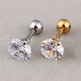 thumbnail image 2 of DESIGNICE 2Pcs Stud Earrings for Women,Low Bulk Stud Earrings for Women Hypoallergenic,Skin-Safe Flat Back Stud Earrings,Multicolor2, 2 of 4