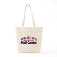 thumbnail image 6 of CafePress - World's Most Awesome Mail Carrier Tote Bag - Unisex Canvas Tote Bag, Beige, 1-Piece, 6 of 7