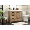 thumbnail image 2 of 36 inch single bathroom vanity in natural oak, 2 of 8