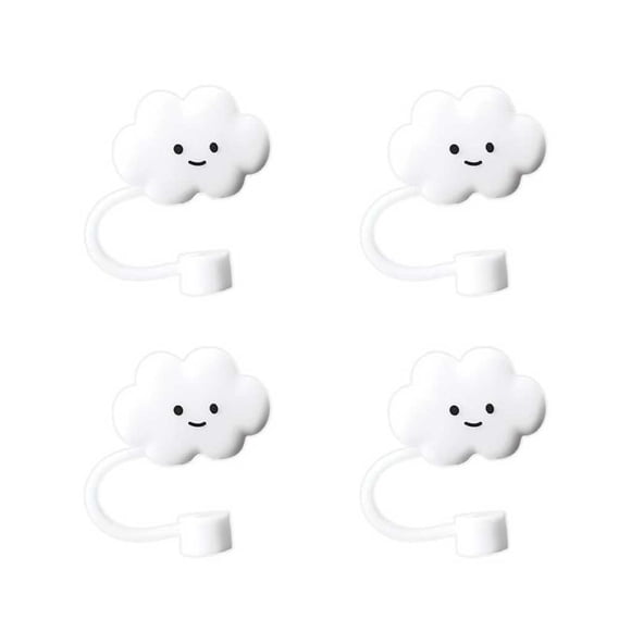 Toystoory Tapón de paja de silicona, herramienta de sellado ligera reutilizable, impermeable, portátil, de dibujos animados, a prueba de Type3 NO3