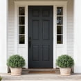 thumbnail image 4 of 2 Sets Artificial Rosemary Topiary Ball Trees for Front Door -  Faux Outdoor Greenery Potted Plants, 4 of 8