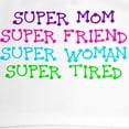 thumbnail image 2 of CafePress - SUPER MOM SUPER FRIEND SUPER WOMAN SUPER TIRED Bas - Adjustable 100% Brushed Unisex Casual Cotton Baseball Cap, Beige, 1, 2 of 2