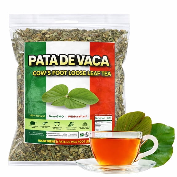 Te Herbal Pata De Vaca Bulk Sizes Herbal Tea (Cow's Foot Leaves - Bauhinia Forficata) Imported from Mexico (4oz)