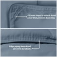 thumbnail image 3 of Southshore Fine Living, Inc. Vilano Springs Comforter Queen, Full Size Beding, Coronet Blue, 3 of 9