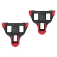 thumbnail image 3 of Bike Self Locking Pedal Cleats Set, 6 Degree Float Self Locking Cycling Pedals Cleat Antislip Comfortable Compact Simple With Screw For Safe Cycling Black Red, 3 of 8