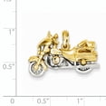 thumbnail image 2 of Pendentif Moto 3D en Or Jaune 14K, 2 of 2