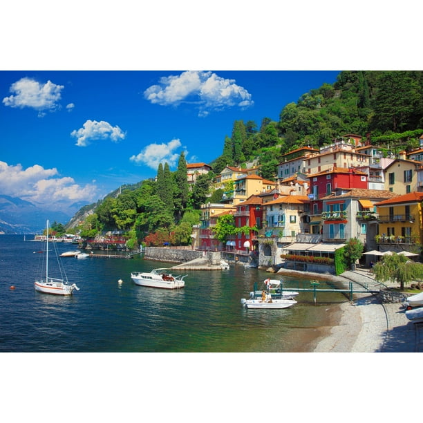 Rompecabezas LAVIEVERT 1000 piezas Lake Como 75x50 cm