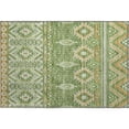 thumbnail image 2 of Addison Rugs Mayfield Premium Machine Washable Transitional Aztec Green Rectangle Rug, 1'8" x 2'6", 2 of 6