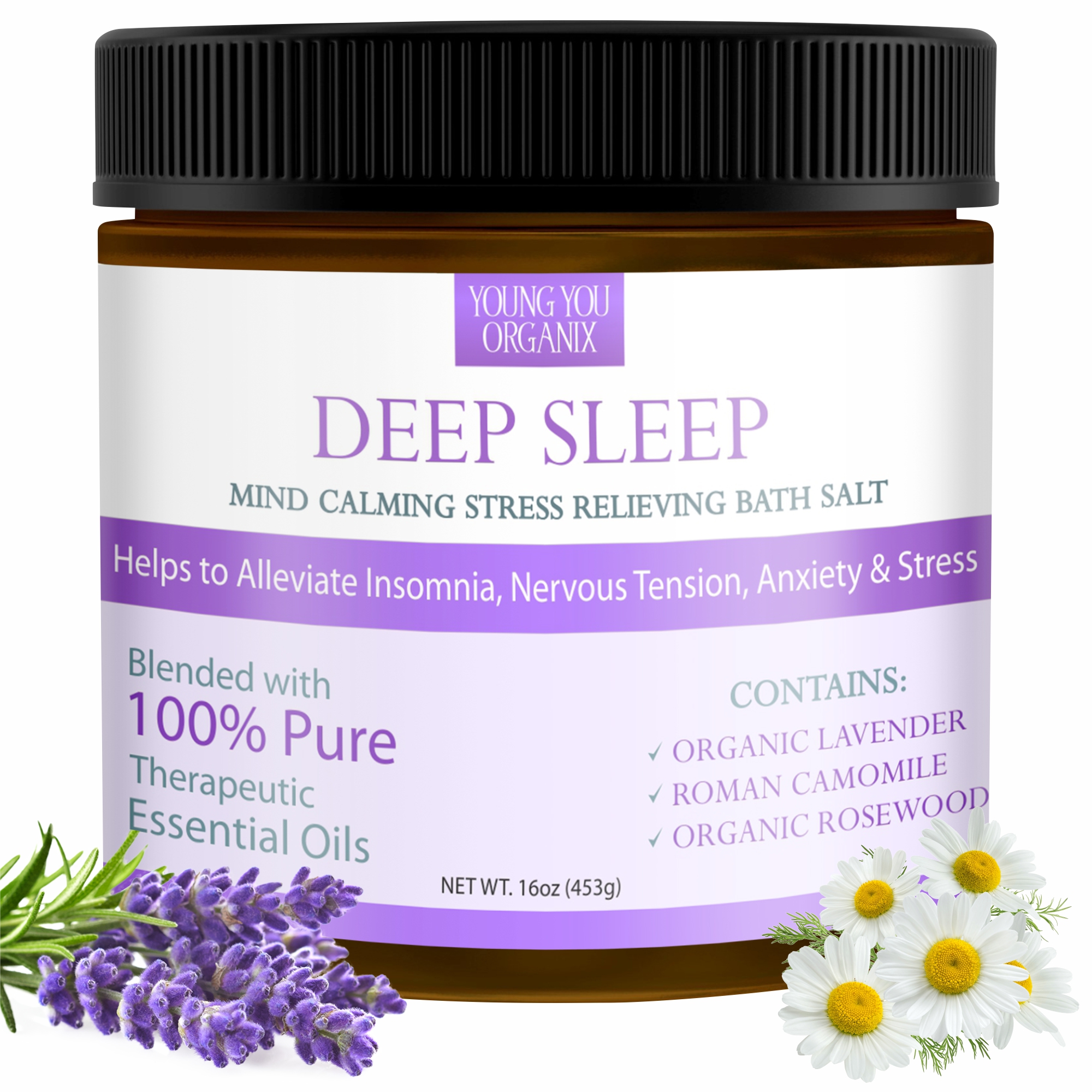 Lavender Bath Salts for deep sleep