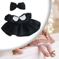 thumbnail image 1 of Ropa para muñecas de peluche de 17 cm perfke vestido negro, 1 of 9