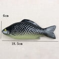 thumbnail image 5 of tasrioml Simulated Fish Model Realistic Black White Artificial Crucian Figurine Fish Decoration Ornament Kids Animal Learning Toy Photo Prop, 5 of 8