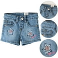 thumbnail image 3 of GYRATEDREAM Trendy Girls' Denim Shorts with Five Pockets Jean Summer Shorts for Kids 2-10 Years, 3 of 7