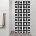 thumbnail image 2 of Black and White Checkerboard Checkered Pattern Shower Curtain 36"x72" ,Bathroom Decorative Shower Curtains Set with 12 Hooks,Modern Waterproof Washable Shower Curtain, 2 of 6
