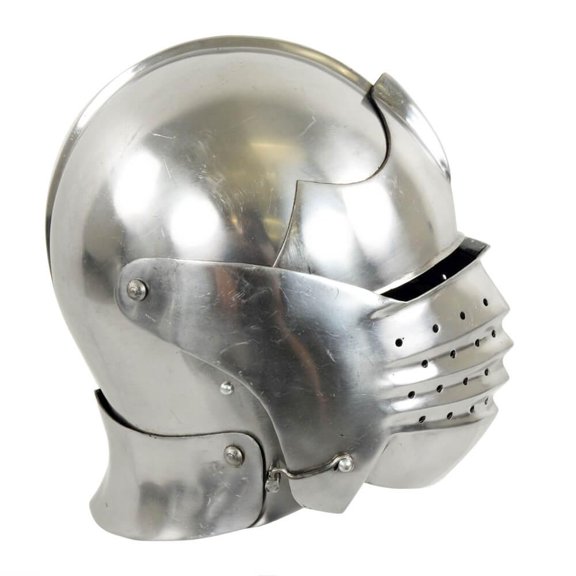 Bellows-Faced Sallet - 16 Gauge Steel