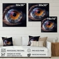 thumbnail image 4 of Designart Eye To The Galaxy Canvas Wall Art, 4 of 5