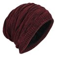 thumbnail image 2 of Viworld Winter knitted Hat Soft Solid Beanie for Men Elastic Lint Circular Cap, 2 of 6