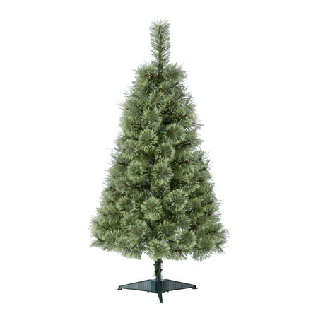 Holiday Time Prelit Conical Christmas Tree 4 ft,